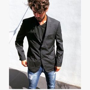 HUGO BOSS FADED BLACK MENS BLAZER